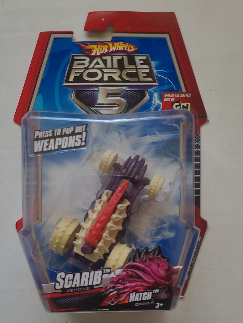 2009 Hot Wheels Battle Force 5 Scarib Vehicle - New & Sealed